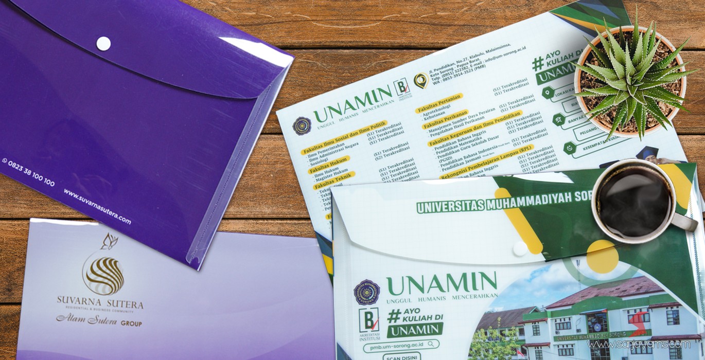 Cetak Map Kancing Bahan Plastik