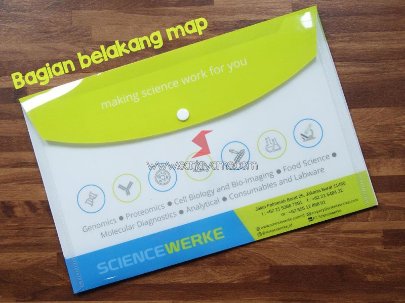 Produksi Map Kancing Bahan Plastik